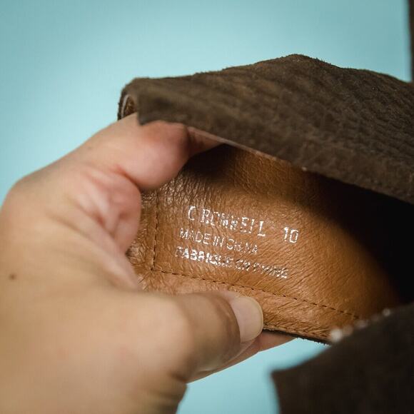 Jeffrey Campbell Size 10 Cromwell Brown Leather Metal Toe Heel Western Boots - Picture 7 of 8